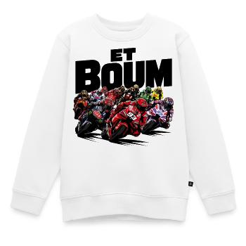 UND ZACK - Kinder Premium Organic Sweatshirt - Weiß - Vorne - AI Model Kid Male (0cm)