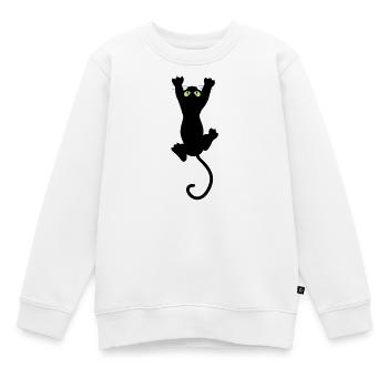 Cat fun - Sweat Premium enfant bio - blanc - Devant - AI Model Kid Male (0cm)