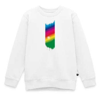 Spectre des couleurs - Arc-en-ciel - Sweat Premium enfant bio - blanc - Devant - AI Model Kid Male (0cm)