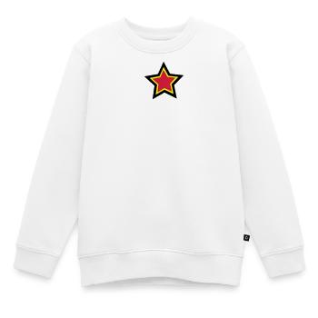 star - Sweat Premium enfant bio - blanc - Devant - AI Model Kid Male (0cm)