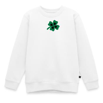 Shamrock - Sweat Premium enfant bio - blanc - Devant - AI Model Kid Male (0cm)