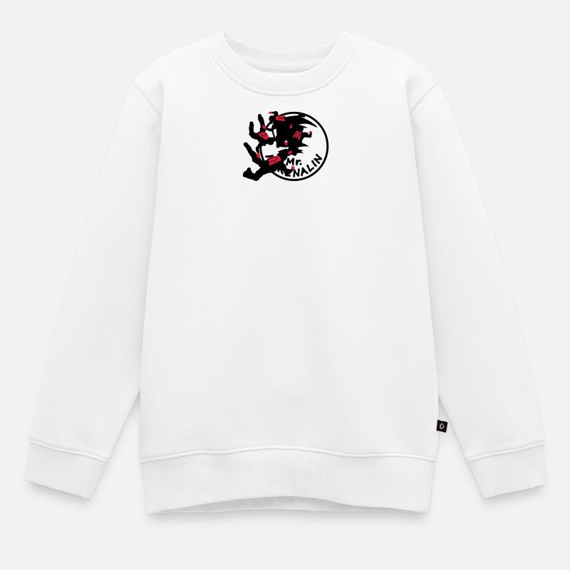 parachutisme - Sweat Premium enfant bio - blanc