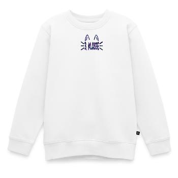 3. Klasse - Grundschule Katzen - Kinder Premium Organic Sweatshirt - Weiß - Vorne - AI Model Kid Male (0cm)
