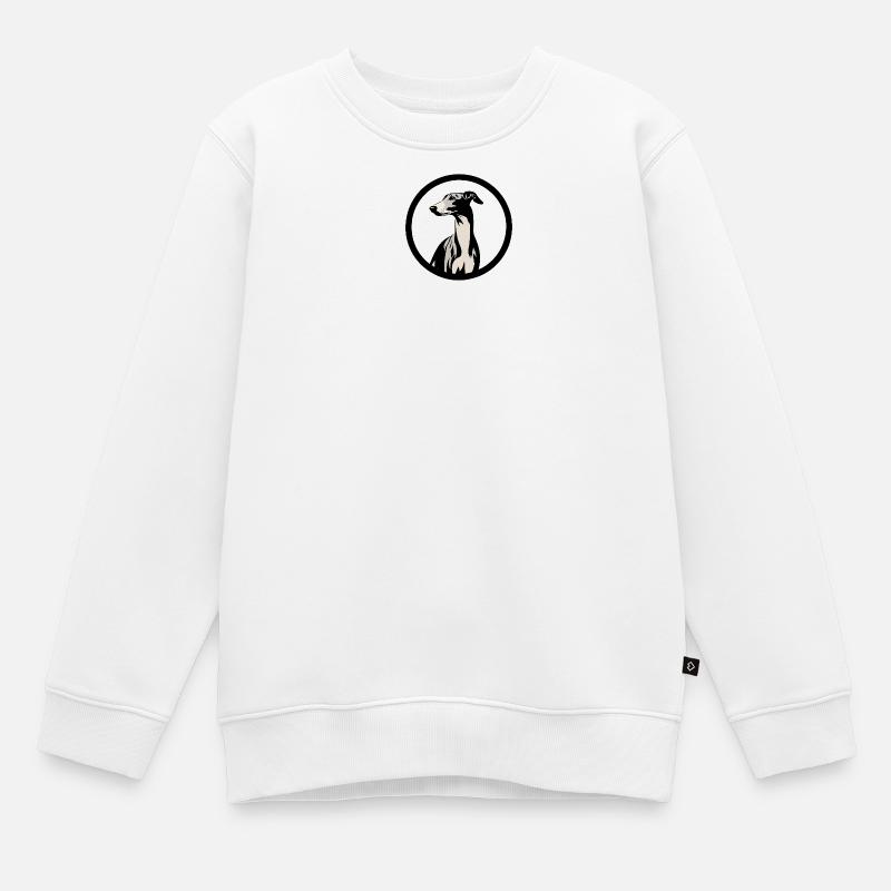 Galgo Logo No3 - Sweat Premium enfant bio - blanc