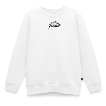 Terme culte suisse Chuchichäschtli - Sweat Premium enfant bio - blanc - Devant - AI Model Kid Male (0cm)