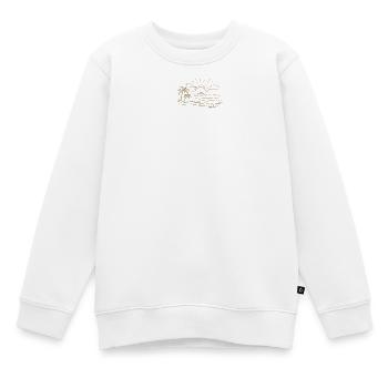 Sunset  - Kinder Premium Organic Sweatshirt - Weiß - Vorne - AI Model Kid Male (0cm)