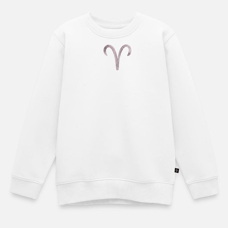 Bélier - Sweat Premium enfant bio - blanc