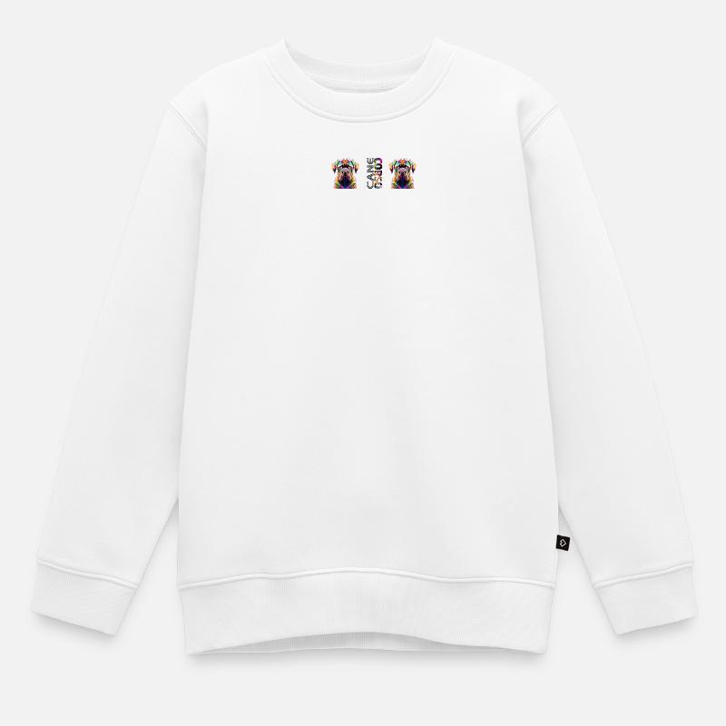 Carne Corso - Kinder Premium Organic Sweatshirt - Weiß