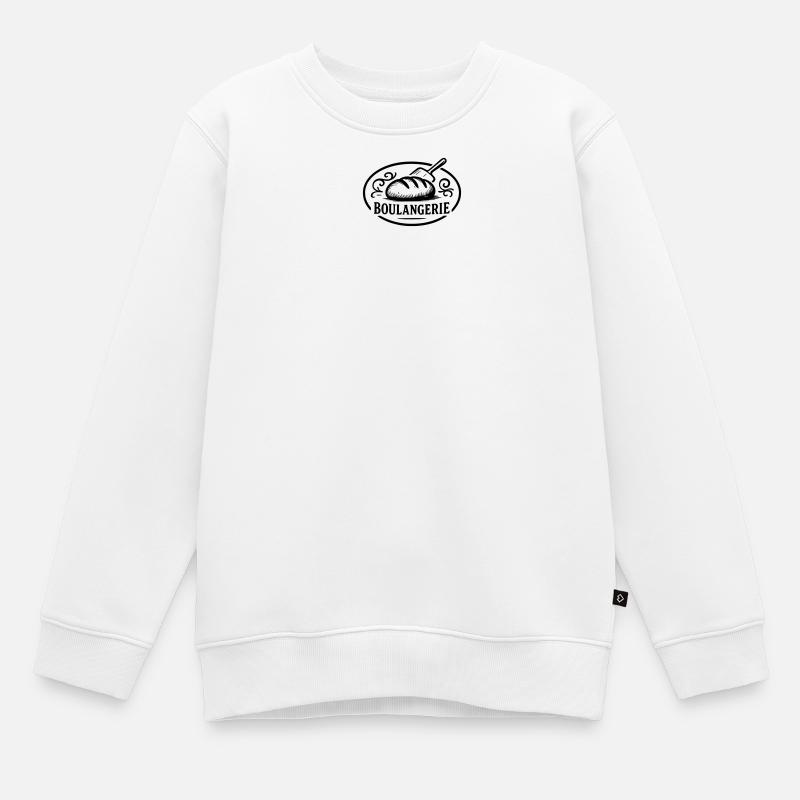 bakery - Kids Premium Organic Sweatshirt - white
