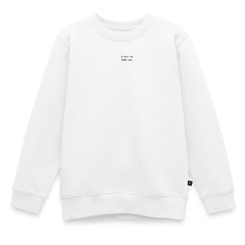 Noch Nichts Tun – Ironisches Zitat - Kinder Premium Organic Sweatshirt - Weiß - Vorne - AI Model Kid Male (0cm)