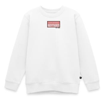Mode de vie retraité 2026 - Sweat Premium enfant bio - blanc - Devant - AI Model Kid Male (0cm)
