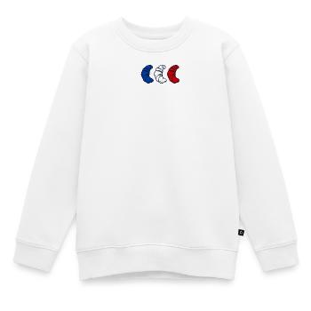 Land Frankreich Croissants - Kinder Premium Organic Sweatshirt - Weiß - Vorne - AI Model Kid Male (0cm)