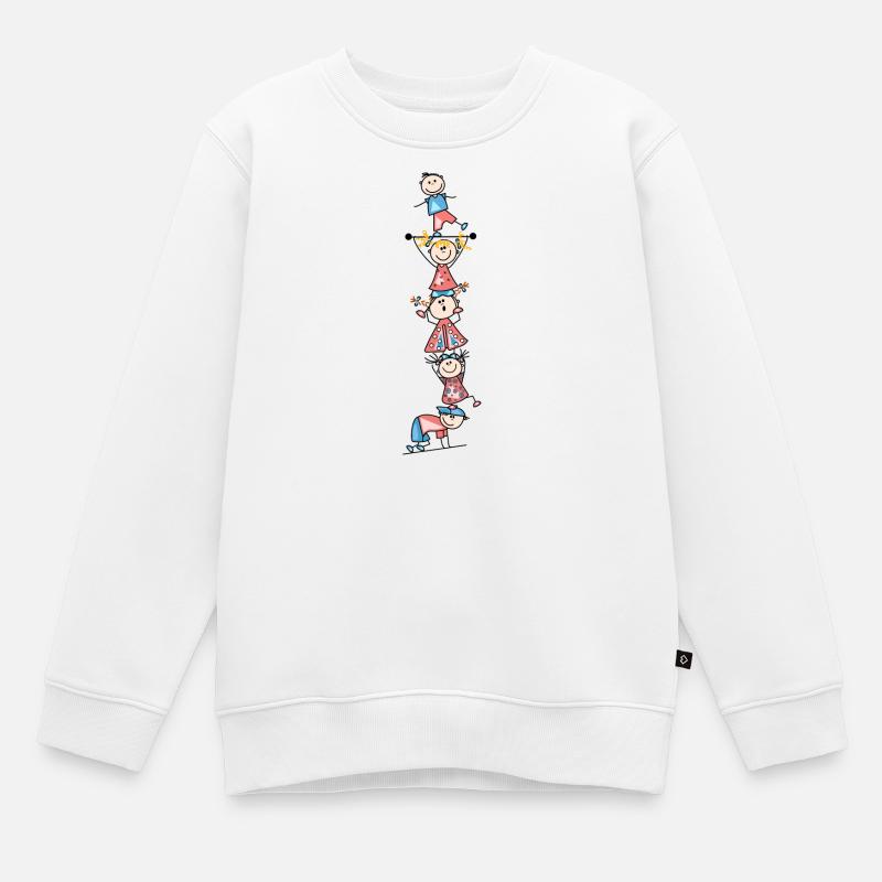 enfants - Sweat Premium enfant bio - blanc