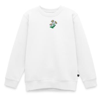 Pâquerette - Sweat Premium enfant bio - blanc - Devant - AI Model Kid Male (0cm)
