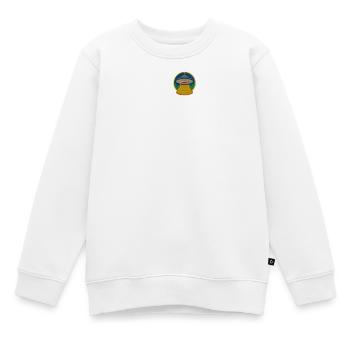 OVNI - Sweat Premium enfant bio - blanc - Devant - AI Model Kid Male (0cm)