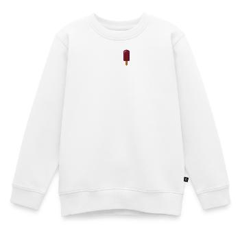 Crème glacée Magneta - Sweat Premium enfant bio - blanc - Devant - AI Model Kid Male (0cm)