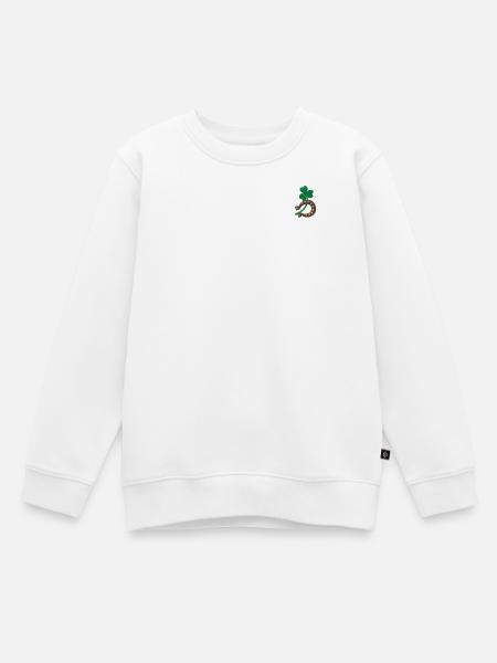 Chance - Sweat Premium enfant bio - blanc