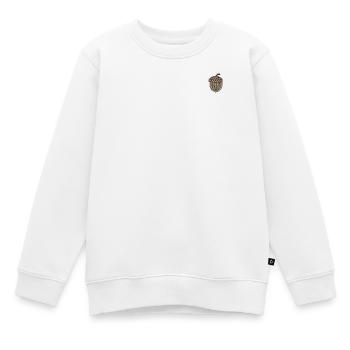 Eichel bestickt - Kinder Premium Organic Sweatshirt - Weiß - Vorne - AI Model Kid Male (0cm)