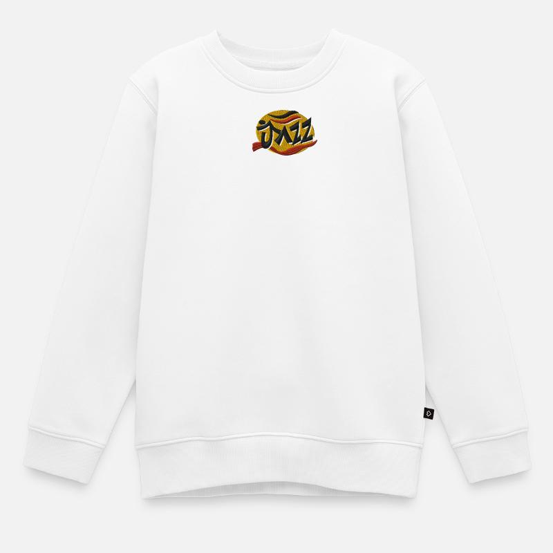 Jazz - Sweat Premium enfant bio - blanc