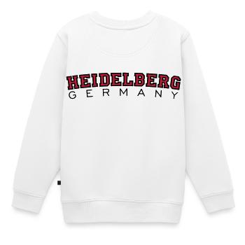 Heidelberg Germany - Kinder Premium Organic Sweatshirt - Weiß - Hinten - AI Model Kid Male (0cm)