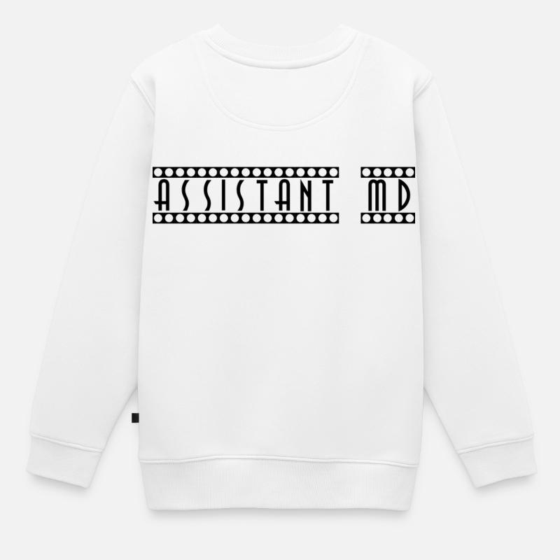 Assistant_MD - Sweat Premium enfant bio - blanc