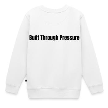 Construit par pression l LateNightGrind - Sweat Premium enfant bio - blanc - Dos - AI Model Kid Male (0cm)