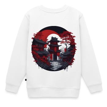 Quartier chinois - Sweat Premium enfant bio - blanc - Dos - AI Model Kid Male (0cm)