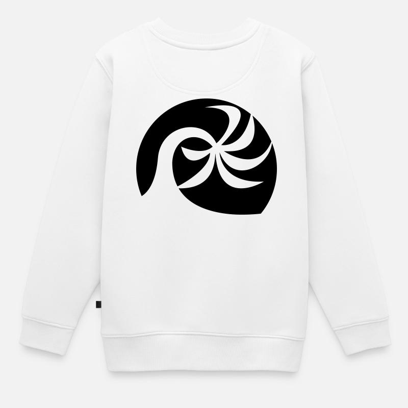 Palm beach - Kids Premium Organic Sweatshirt - white