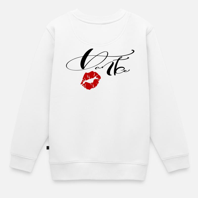 Danke - Kinder Premium Organic Sweatshirt - Weiß