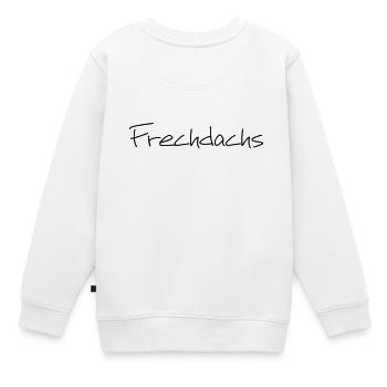 Frechdachs Kind Kleinkind frech Geschenk - Kinder Premium Organic Sweatshirt - Weiß - Hinten - AI Model Kid Male (0cm)
