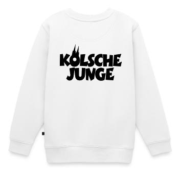 Kölsche Junge - Kölner Jungs aus Köln - Kinder Premium Organic Sweatshirt - Weiß - Hinten - AI Model Kid Male (0cm)