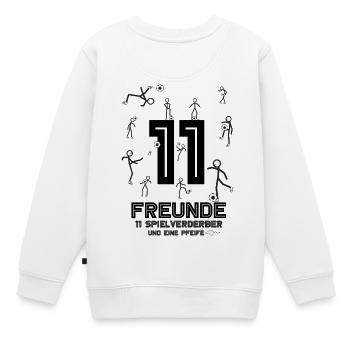 Football - Sweat Premium enfant bio - blanc - Dos - AI Model Kid Male (0cm)