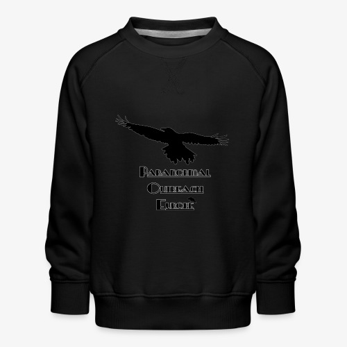Raven gliding by patjila 2022 - Kids' Premium Sweatshirt