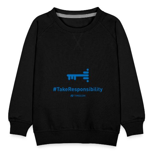 TakeResponsibility blue - Bluza dziecięca Premium