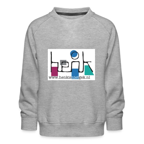henkisnietgek-logo - Kinderen premium sweater