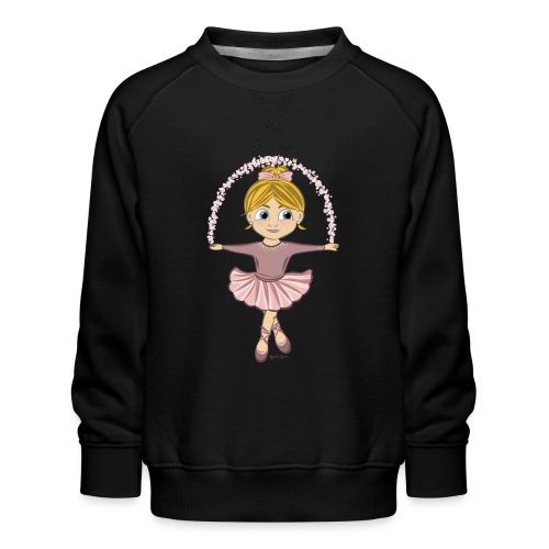 Mädchen Ballett - Kinder Premium Pullover
