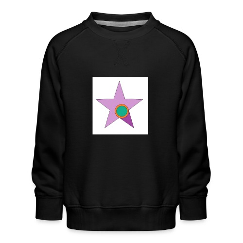 ster paars - Kinderen premium sweater