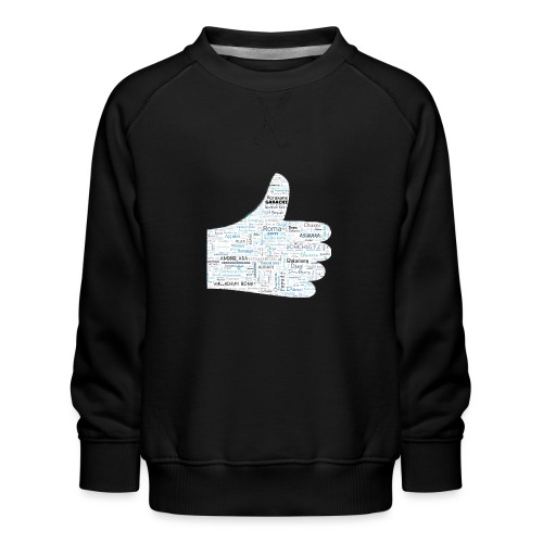 Thumb Up - Clans Roma -Gypsy Tribes Word Art Cloud - Kinder Premium Pullover