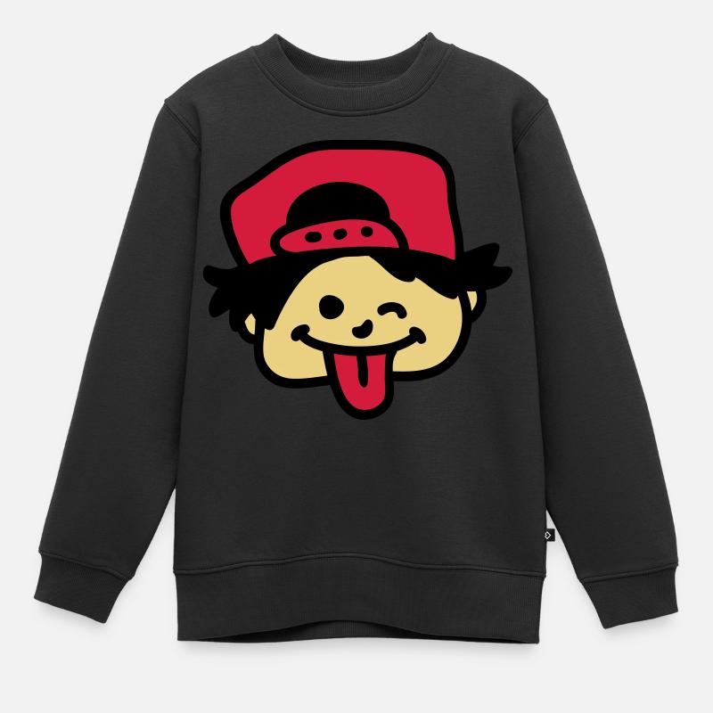 Naughty Boy 3 - Kids Premium Organic Sweatshirt - black