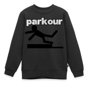 Straße Sport - Kinder Premium Organic Sweatshirt - Schwarz - Vorne - AI Model Kid Female (0cm)