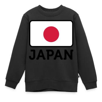 Nationalflagge von Japan - Kinder Premium Organic Sweatshirt - Schwarz - Vorne - AI Model Kid Female (0cm)