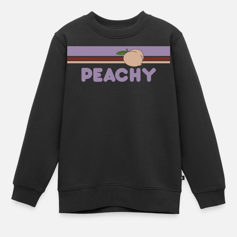 Peach Graphic Peachy - Sweat Premium enfant bio - noir
