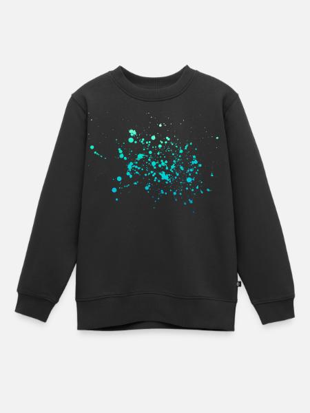 blobs - Sweat Premium enfant bio - noir