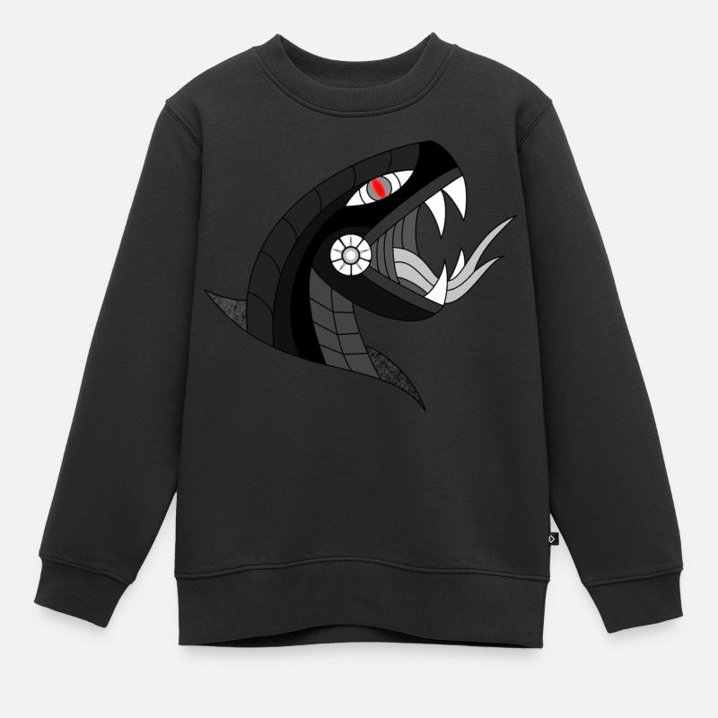 Dark Snake - Kids Premium Organic Sweatshirt - black