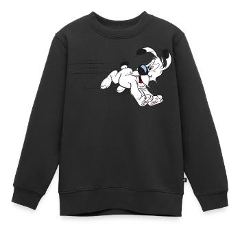 Asterix - Idéfix - Sweat Premium enfant bio - noir - Devant - AI Model Kid Female (0cm)