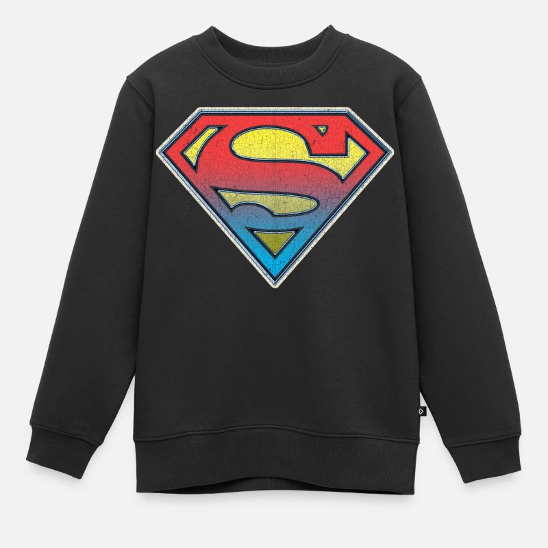 DC Comics Originals Superman Logo Dégradé - Sweat Premium enfant bio - noir