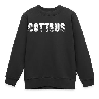 Cottbus - Kinder Premium Organic Sweatshirt - Schwarz - Vorne - AI Model Kid Female (0cm)