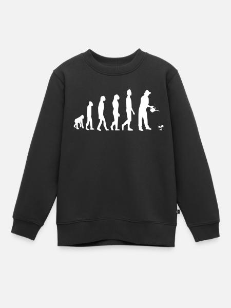 Gärtnern Garten Pflanzen Gärtner Gärtnerin - Kinder Premium Organic Sweatshirt - Schwarz