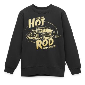 Hot rod Garage V8 - Kinder Premium Organic Sweatshirt - Schwarz - Vorne - AI Model Kid Female (0cm)