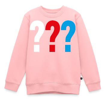 Les Trois ??? Logo - Sweat Premium enfant bio - rose - Devant - AI Model Kid Female (0cm)